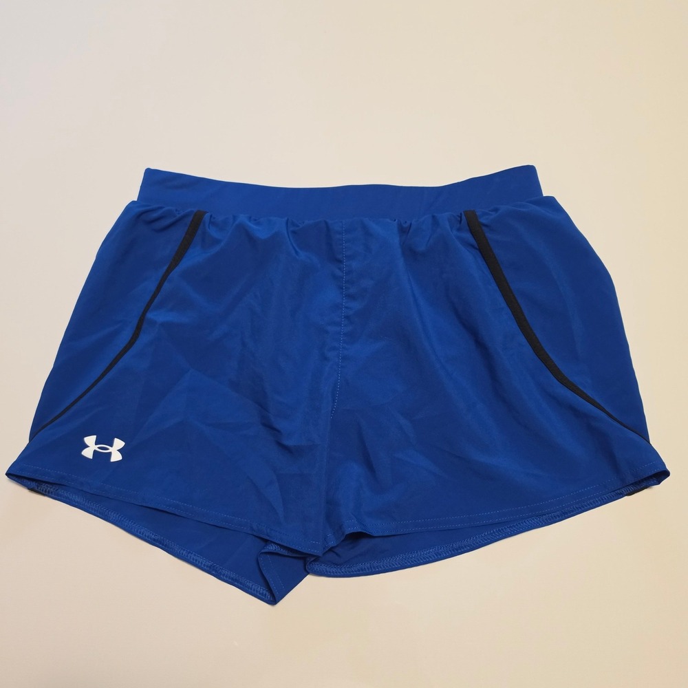 Under Armour HeatGear Loose Fit Running Shorts Royal Blue Small SM